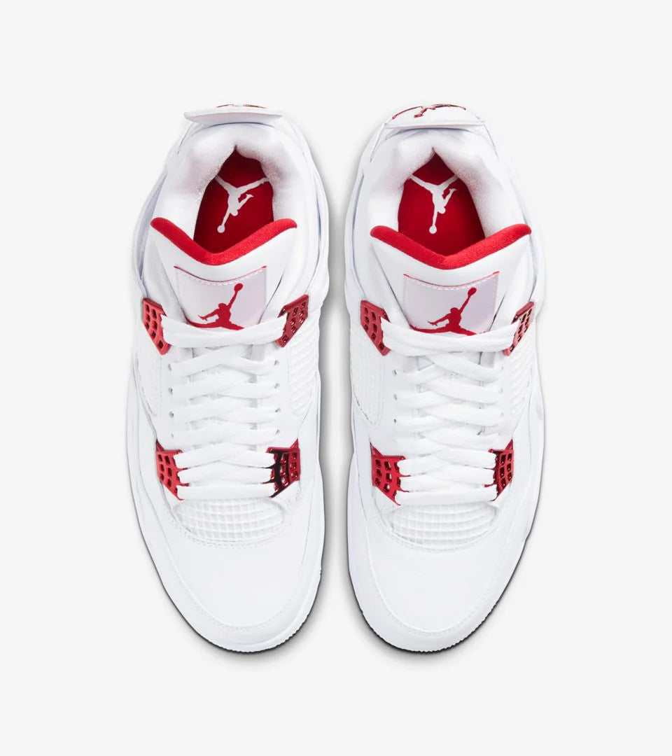 Jordan 4 retro Red&white