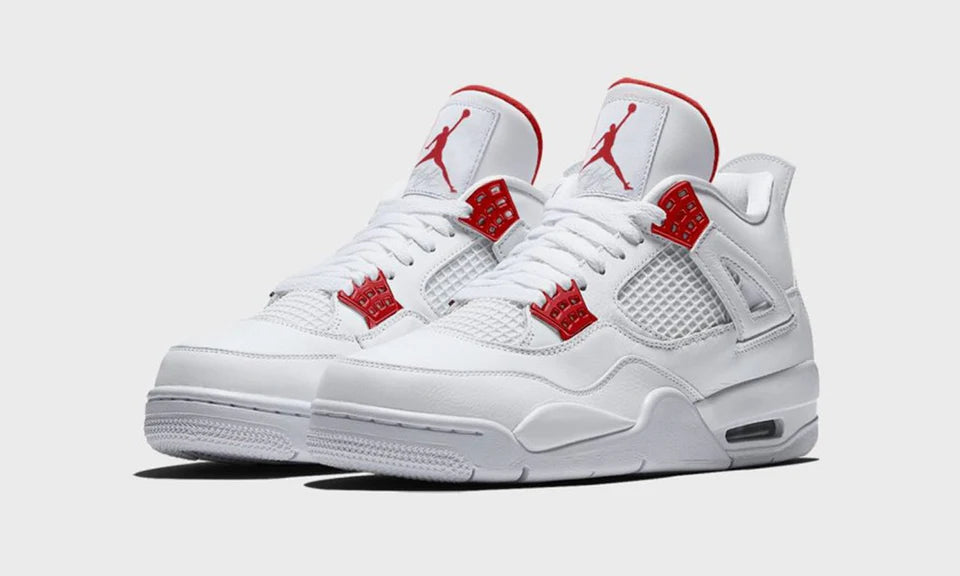 Jordan 4 retro Red&white