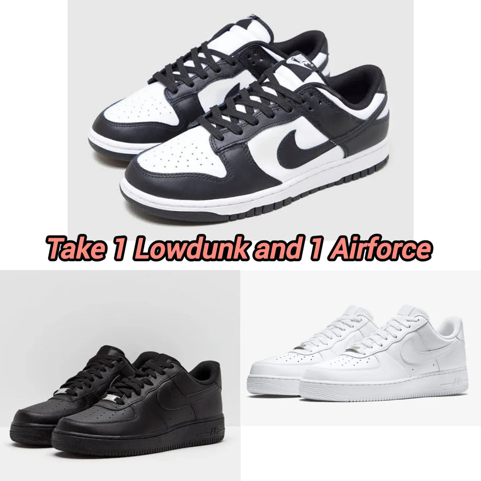 Nike dunk low & Nike airforce 1 Combo Deal